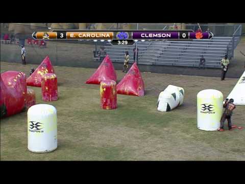 2017 College Paintball OchoFinals - Clemson University vs. E. Carolina buz.tw/jY08T