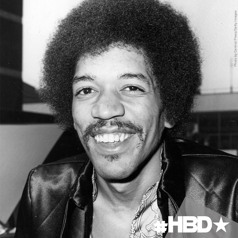 BET's tweet photo. Wishing a happy born day to legendary musician, #JimiHendrix! #RIP https://t.co/1aSxuQTX6D