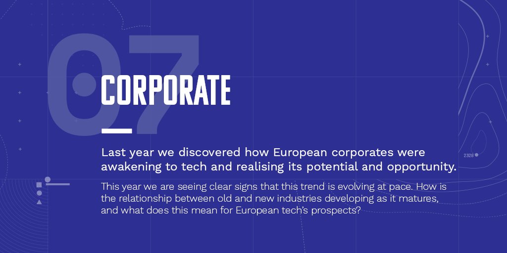 It's getting closer...we launch the State of European Tech Report 2017 on Thursday! Today we're taking a peek at how the world of traditional corporates intersects with the tech ecosystem - sign up to receive the report on 30 Nov! atomico.com/signup