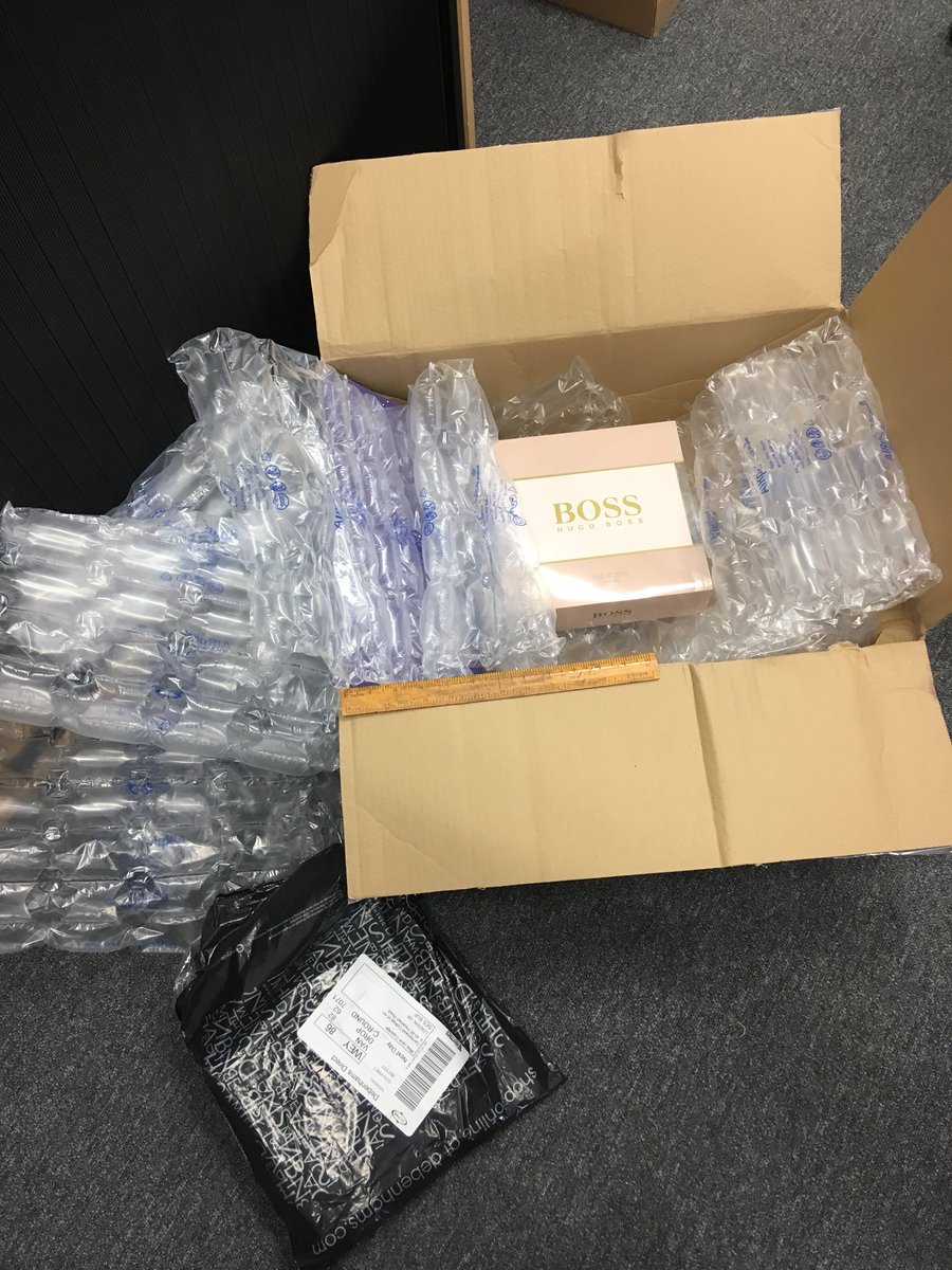 janecuppy's tweet photo. Super happy that @Debenhams sent most of my order so swiftly...why one tiny thing needed a giant box and the other item was completely separate perplexes me #killingtrees #poorenvironment https://t.co/JvGpU6ezUK