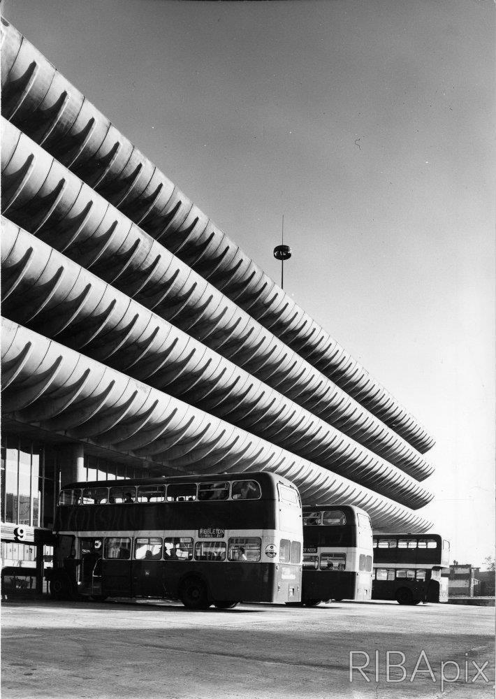 RIBA's tweet photo. Happy #LancashireDay - the county in north west England home to such architectural splendours as the Art Deco Midland Hotel in Morecambe Bay and Brutalist Preston Bus Station. https://t.co/6UFB0R0pJE