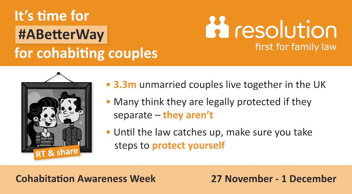 GLFamilyTeam's tweet photo. The @ResFamilyLaw cohabitation awareness week starts today. More info for unmarried couples can be found here https://t.co/JR4mkTeWsf … #ABetterWay https://t.co/7c65RcNdsN