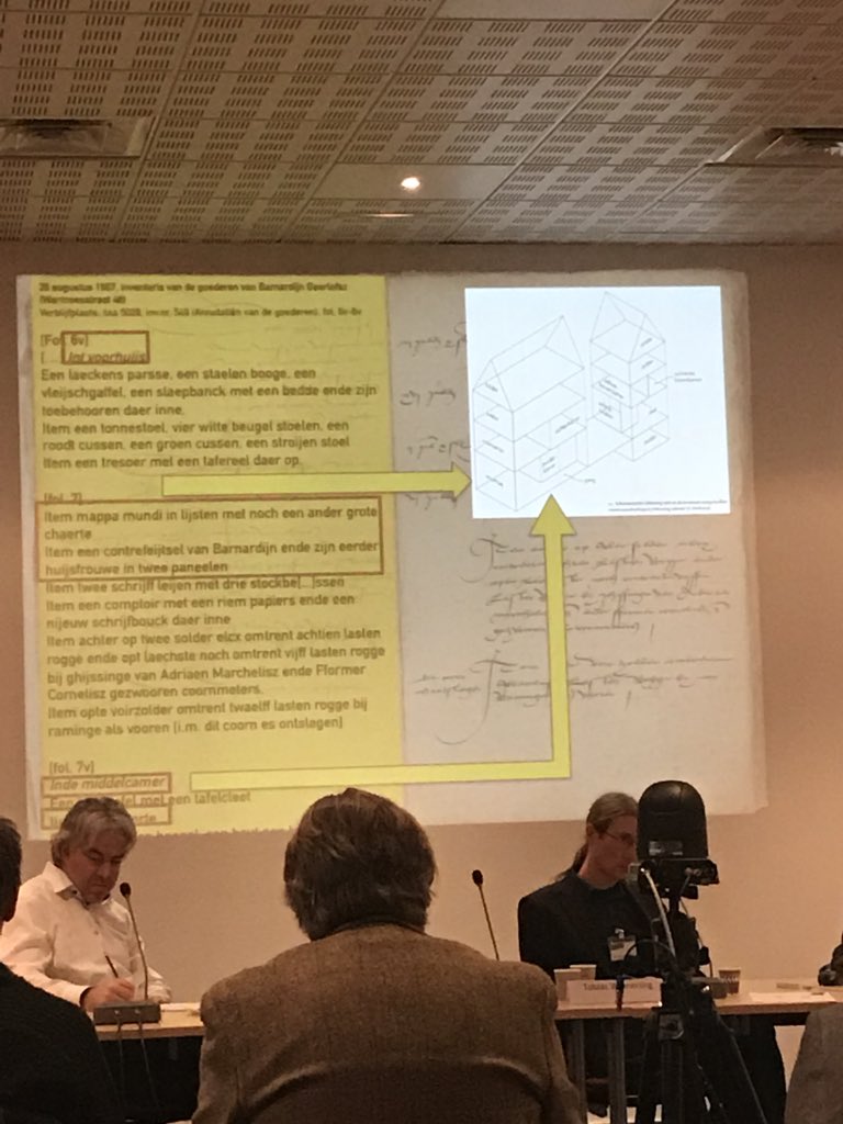 alucchesi's tweet photo. @christophrmorse Mind blowing idea of 3D/4D reconstruction as #hyperspaces and uncertainties #dhnord2017 https://t.co/sYKgp7u541