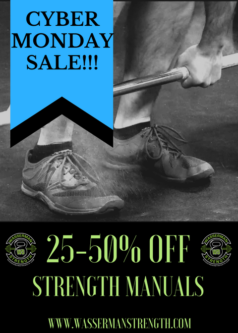 Wass_Strength's tweet photo. Cyber Monday Sale! 25-50% OFF The Strength Training Manuals &amp; Base Stealing Books. @Espo_Strength https://t.co/qvFXLXjEkd https://t.co/wHbbGdP6BA