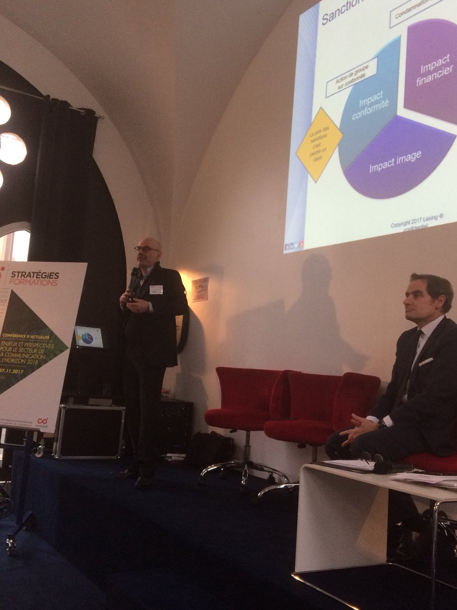 Makheia's tweet photo. #Tendancescom2017 on continue la journée avec Maître Éric Barbry, du cabinet Alain bensoussan avocats pour tout savoir sur la #RGPD https://t.co/s7EBmG0tZo
