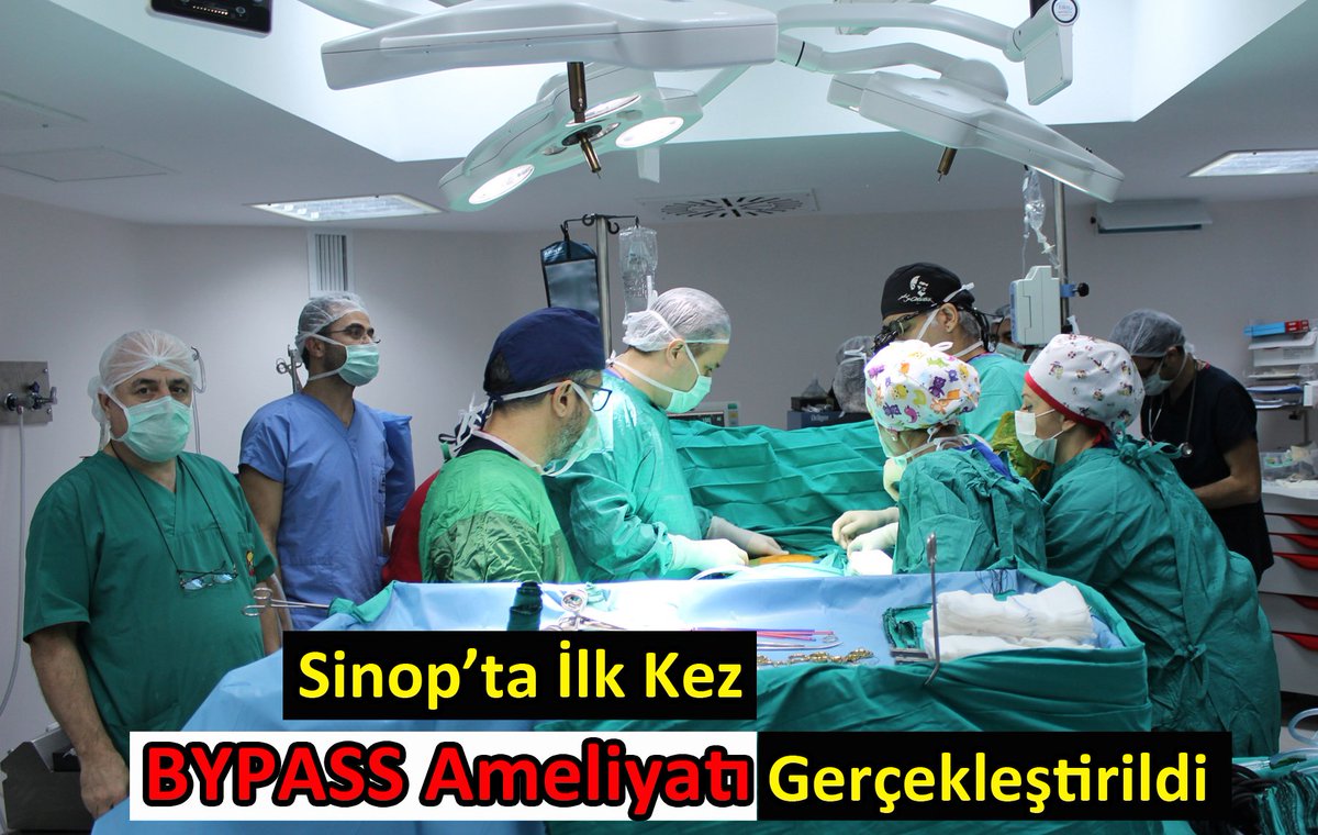 Sinop’ta İlk Kez BYPASS Ameliyatı Gerçekleştirildi