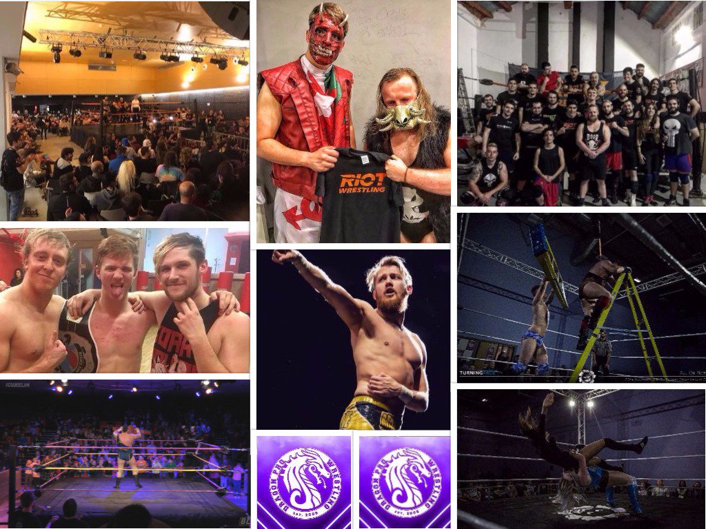 UKDragonPro's tweet photo. @UKDragonPro Wrestling Academy: Weekend Update. 27/11/17

From Wales to the World. D.P.W graduates in action across @bcnRIOT (Spain) 
@RSWP2016 (Italy) @smashwrestling (Canada) as UK events with @chaos_wrestling / @BLWWrestling / @UPW_UK 

Full story here: https://t.co/zzglwfzOBr https://t.co/FGejYxMSkQ