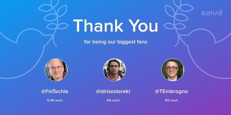 strategyfirm's tweet photo. Our biggest fans this week: @FinTechie, @idrisestereki, @TEmbrogno. Thank you! via https://t.co/tDJmKg8dcH https://t.co/PoekhatLlV