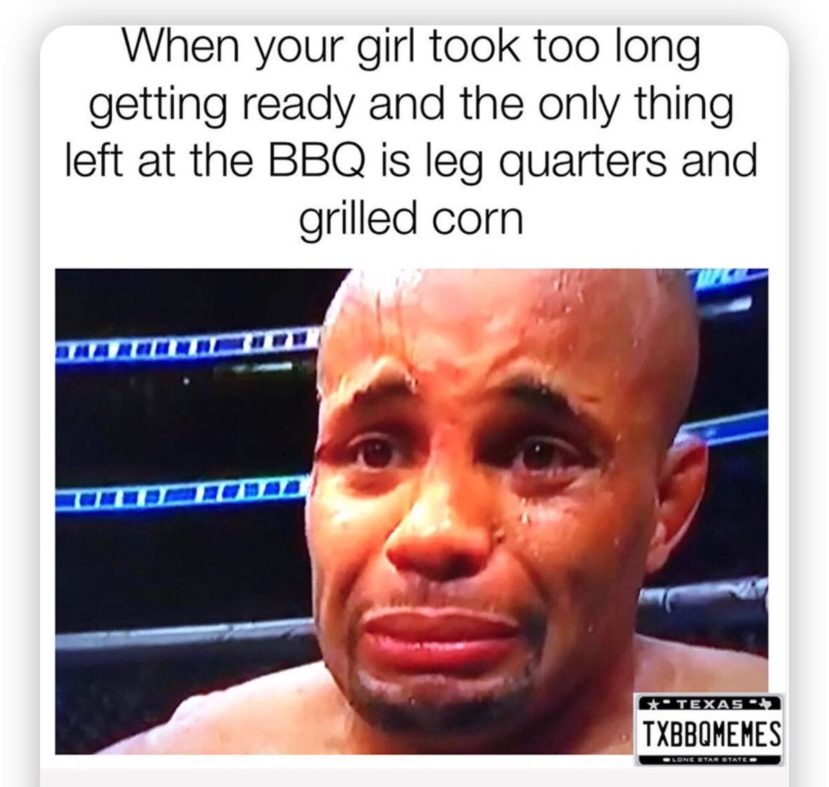 AcademicDome's tweet photo. I’m just trying to picture ordering leg quarters the next time I have me some brisket... 😳 https://t.co/t2cmqC6hwP