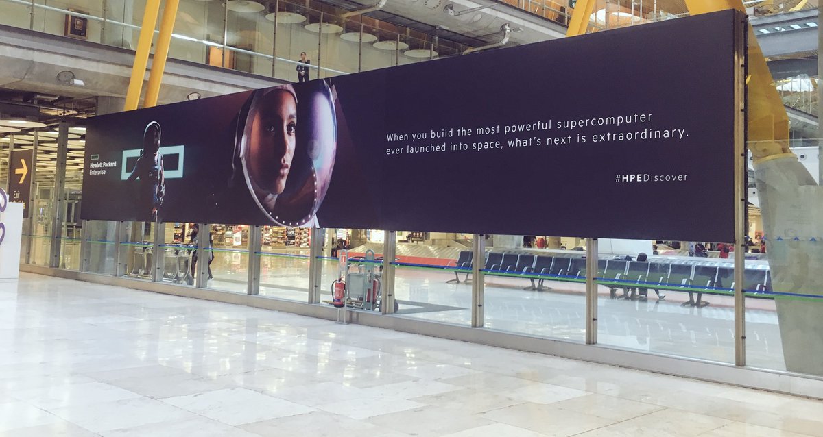 TegidEdwards's tweet photo. We’ve arrived! #HPEDiscover #Madrid https://t.co/LKcrn9GTSY