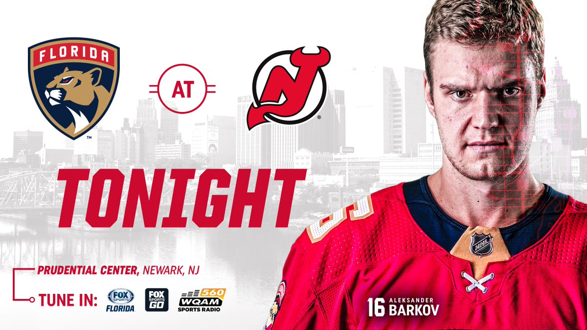 Rise and shine! It's GAME DAY!  📍: Prudential Center ⏰: 7:00pm 📺: @FOXPanthers 🎙: @560WQAM 🐣: #FLAvsNJD https://t.co/4TrsWv50fH