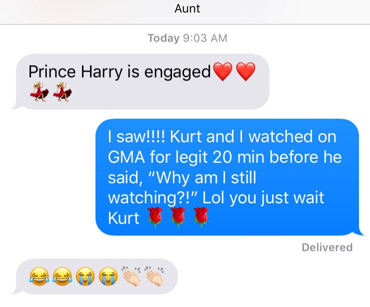 rocksANDglitter's tweet photo. Obviously we’re all up in there on this lovely Monday morning #OHMGEE #RoyalEngagement 💍✨ https://t.co/NkdIrQNgFI