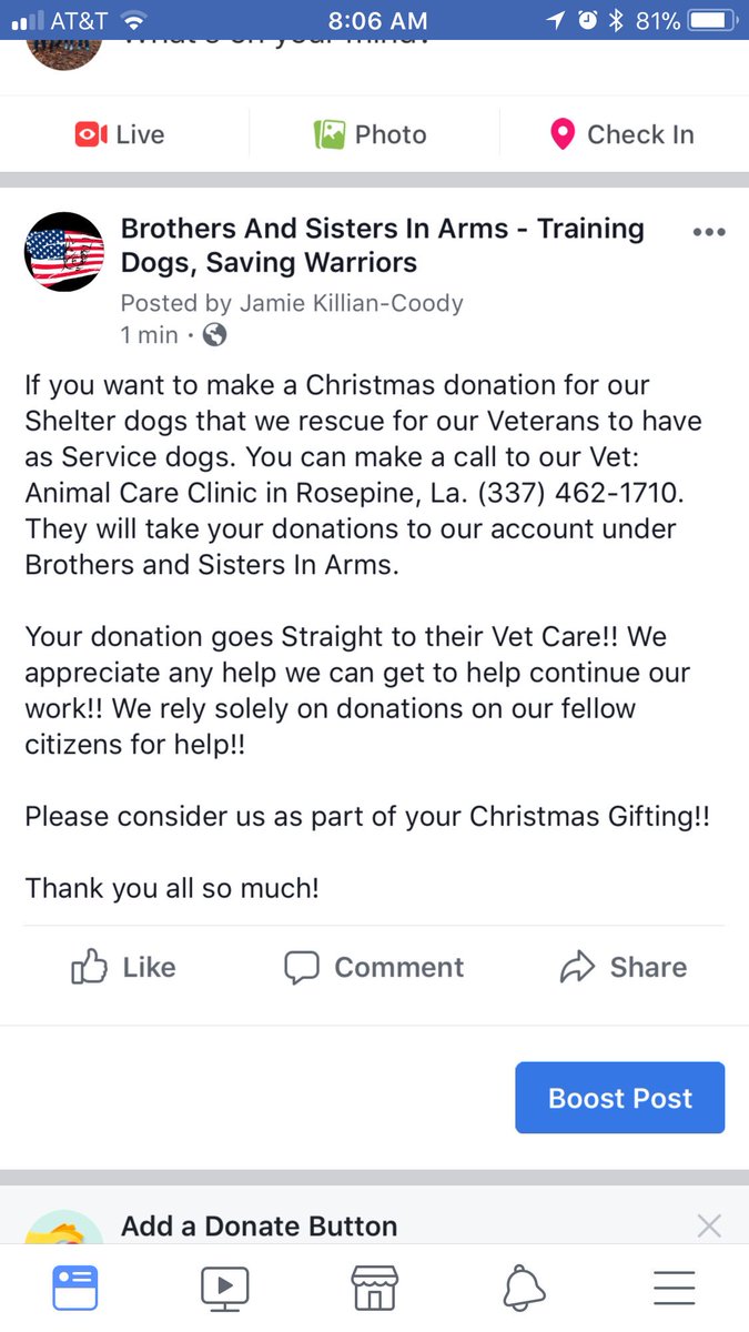 BroSisPTSDdogs's tweet photo. We need your help!! #servicedogsforVets #sheltertoservicedogs https://t.co/98DTuIub6C