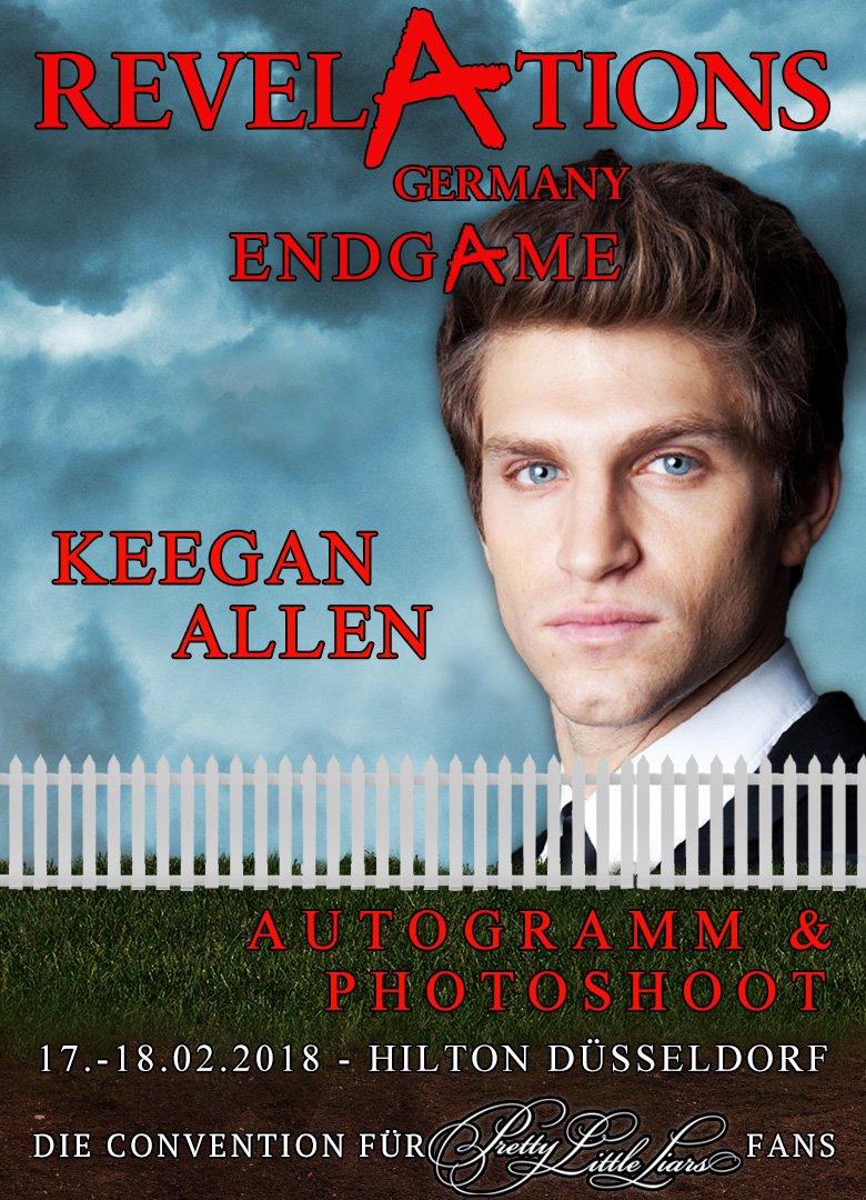 RevelationsGer's tweet image. ** ERSTES UPDATE FÜR HEUTE: KEEGANS EXTRAS GEHEN UM 20 Uhr ONLINE! Wie gewohnt auf revelationsgermany.com / Keegans Extras go online tonight at 8 pm as usual on our website . MORE UPDATES TO FOLLOW! #pllcon **
