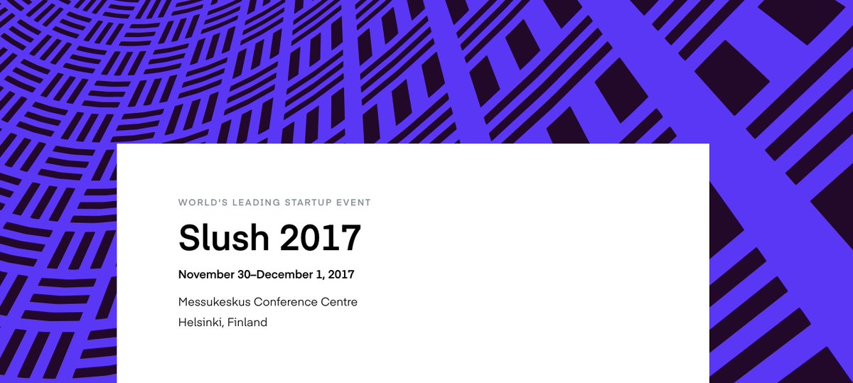 Idean's tweet photo. Tomorrow the #SlushFlight will bring us to @SlushMusic & @SlushHQ ✈️! Head over to https://t.co/aiQiG1vZD6 to see what we're doing all week & RSVP to join! #slush17 https://t.co/8ujuPrpFth