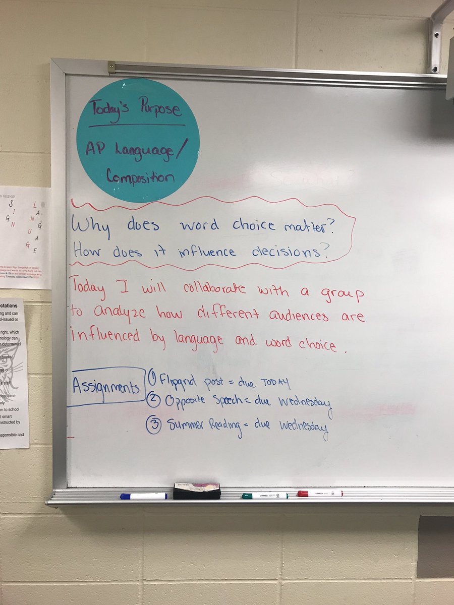 BSmrdel's tweet photo. Excited to integrate some of my #NCTE17 learning about language with my introduction to rhetoric in AP with Circle of Viewpoints #cblearns https://t.co/5T6qzclzPs