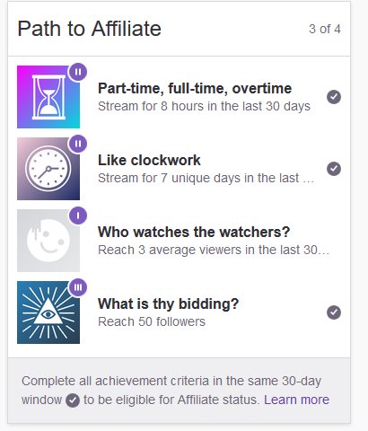 Voeriety's tweet photo. Thank you for the SUPPORT! Now i need to reach an average of 3 viewers in 30 days to become a Twitch Affiliate! @Twitch_RT @AnonNationGG #Blessed https://t.co/sP9uTREmvf https://t.co/8lVtuyokhC