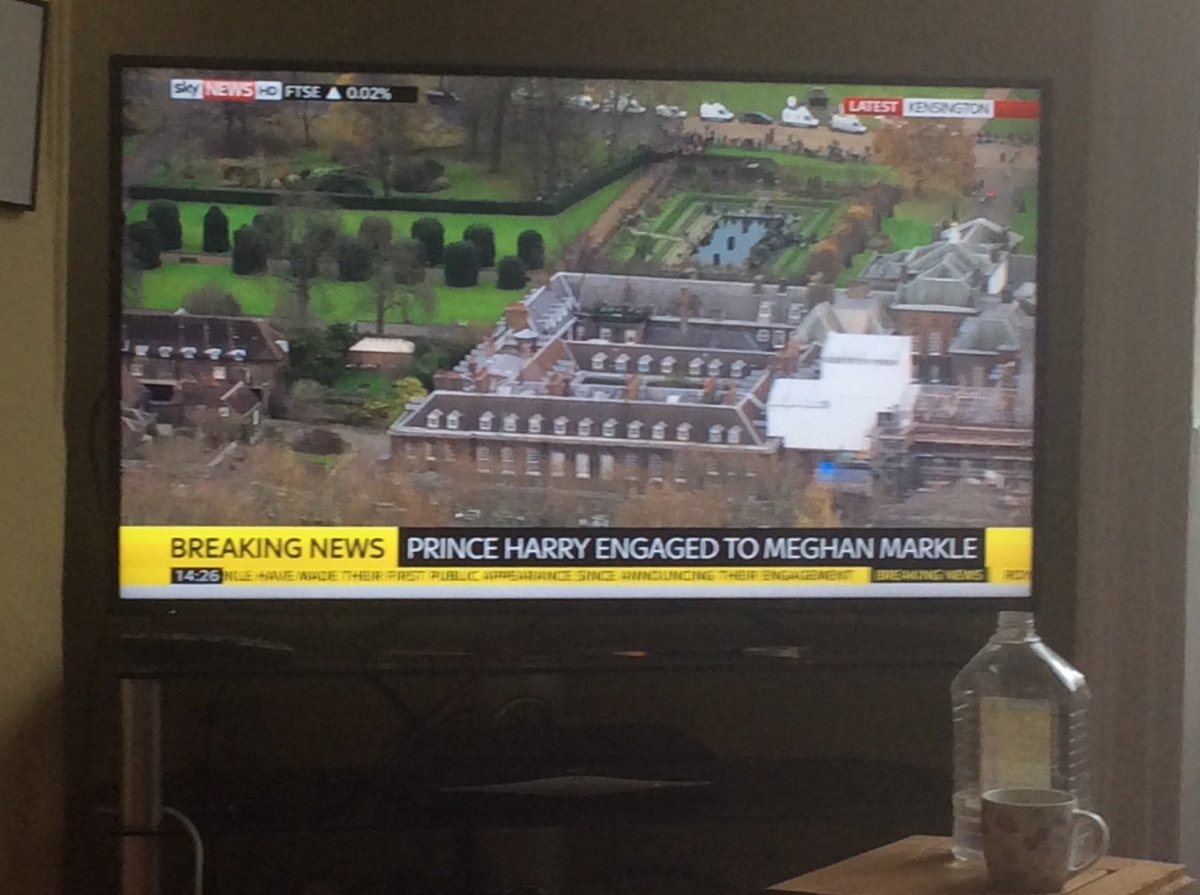 The ongoing blather about the Royal jiggy has driven me to open a quart of meths I was saving for the build-up to Christmas.