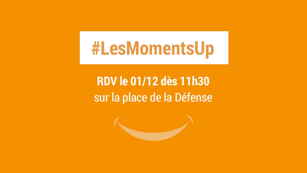UpCoop's tweet photo. #SaveTheDate 🗓️ RDV le vendredi 1er décembre sur la Place de la Défense pour passer un bon moment avec Up ! De nombreuses surprises vous attendent… https://t.co/FaQZFhkdec - #LesMomentsUp https://t.co/4vR26jKr6z