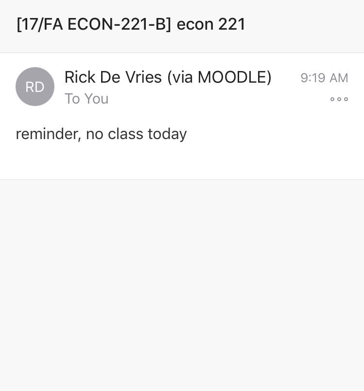 TLC121411's tweet photo. Best email to get the first day back from break #ILoveRick https://t.co/IZyIwoM3tR