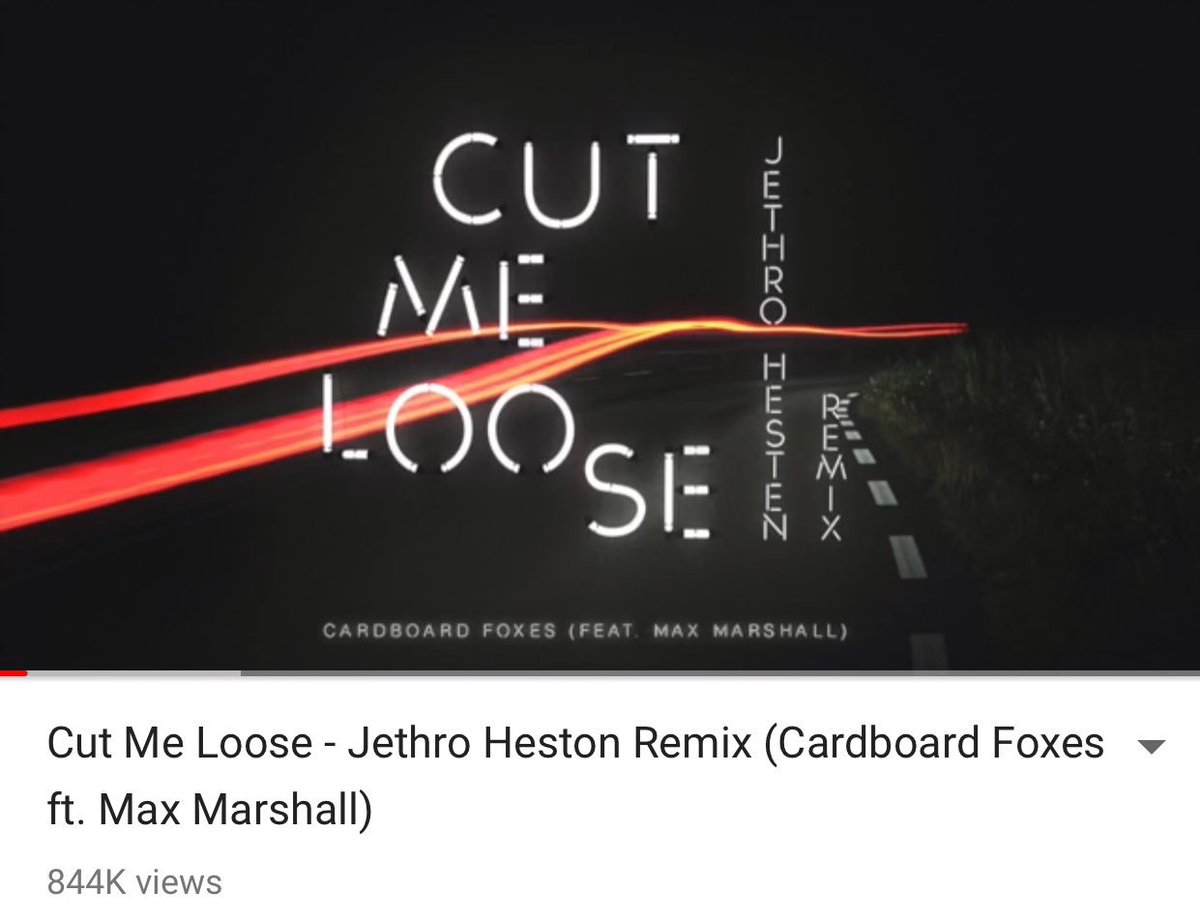 If you missed out now is your chance to hear this powerful remix of our 2015 summer single 'Cut Me Loose' remixed by the brilliant Jethro Heston almost at 1 million hits on #youtube!