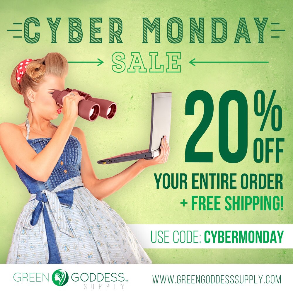 GreenGoddessSup's tweet photo. Use coupon code CYBERMONDAY for big discount today only! Link in bio or https://t.co/S7ZKizwj9o #cybermondaysale #cybermonday #cybermondaydeals #sale #bfcm #bfcm2017 #deals #onlineshopping #holidaysales #giftideas #christmasgifts #christmasgiftideas https://t.co/E2oeURx7QR