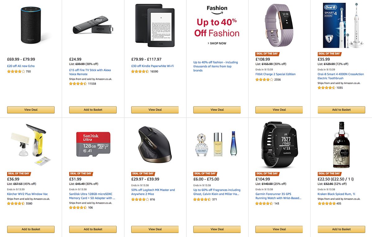 MustNotClick's tweet image. Anyone picked up any decent #CyberMonday deals yet?

🛒💷🎁 #CyberMonday2017 #CyberMondayDeals #Amazon

Keep an eye on this page, Amazon adding new deals every single hour!

amzn.to/2AeEGyo