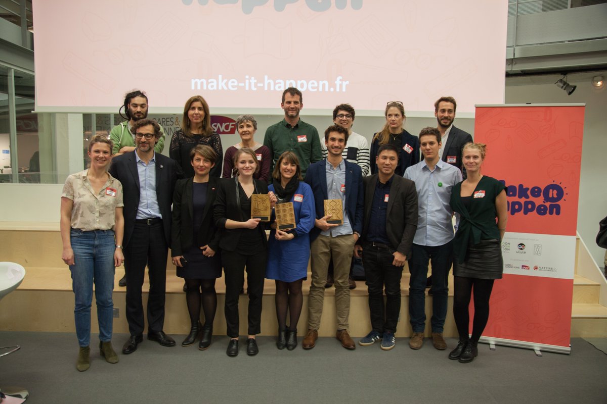 La deuxième édition de #MakeItHappen en chiffres c’était... 200 #makers, 55 projets et 472 000€ récoltés !
Retrouvez les lauréats ici : make-it-happen.fr/laureats/2017/