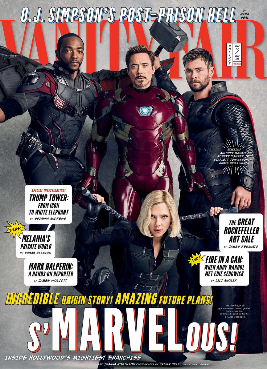 MarvelStudios's tweet photo. Check out these brand new #InfinityWar covers from @VanityFair! More info: https://t.co/Z8rBgJZjnV https://t.co/XNEGcmfjuf