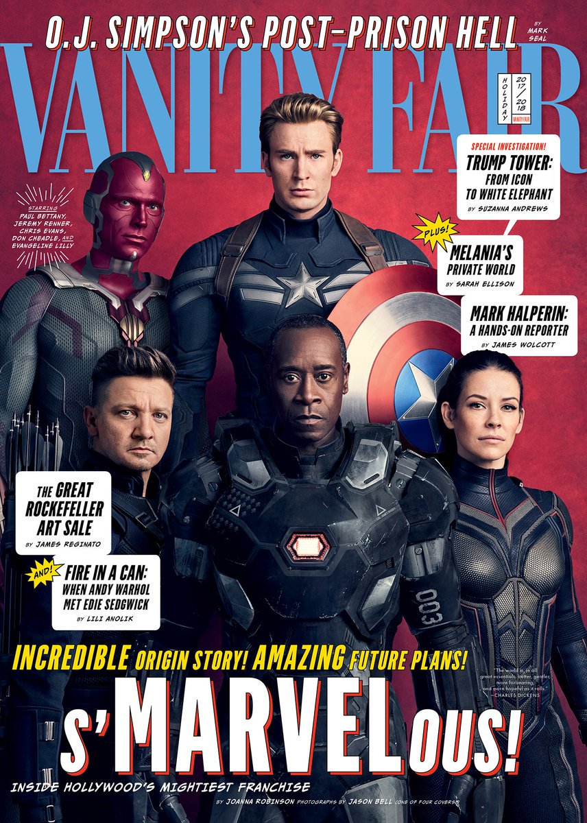 MarvelStudios's tweet photo. Check out these brand new #InfinityWar covers from @VanityFair! More info: https://t.co/Z8rBgJZjnV https://t.co/XNEGcmfjuf