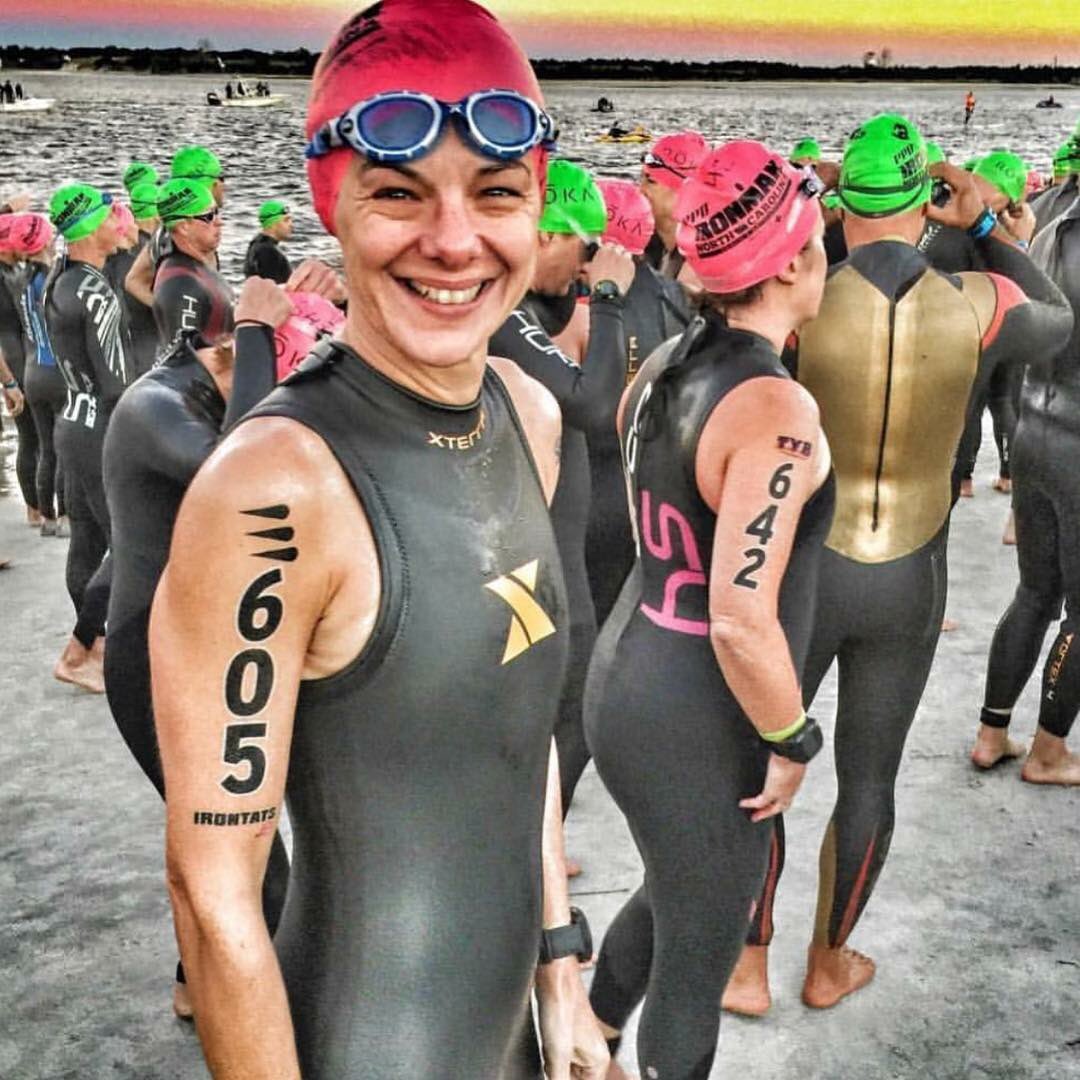 TriTats's tweet photo. How could we not have this smile back for a second year? Happy to reintroduce @angiesuesmith to world as a 2 time Ambassador for us. Glad she’s returning for a second year.
#NoSharpie #TriMafia #iamvelocity #LookLikAPro #IRONTATS #swimbikerun #triathlete #triathlon https://t.co/2yw1aLUrSr