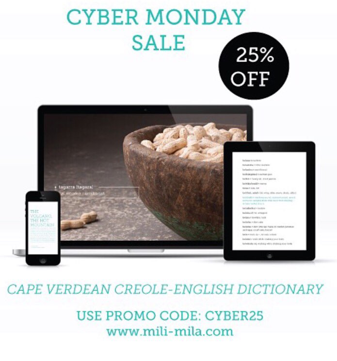 If you haven't gotten yours yet, today's a good day to grab it! #CyberMonday! Offer good thru midnight tonight! Use promocode CYBER25 🇨🇻 Makes a great treat for you or better gift for someone you love!