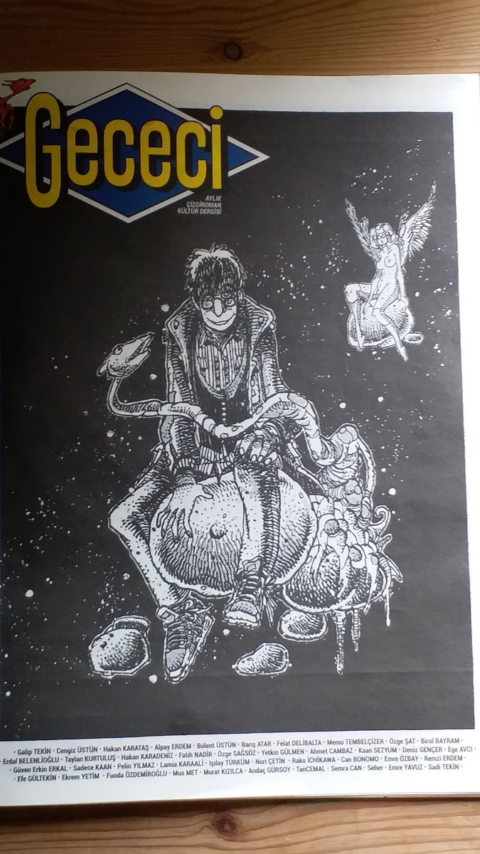 her,yeni dergi yeni blr heyacan. Gececi de öyle oldu. Bir çırpıda okudum çizgi roman ve kültür dergisini. Güzel hikayeler, hoş çizgiler, güncele dair notlar. ve usta galip tekin'e adanmış. fıkır babası o. daha ge olsun <a href="/gececidergi/">Gececi Dergi</a> emeğinize sağlık...