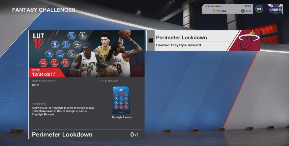 jordan23ww's tweet photo. @EASPORTSNBA @NBALIVE_UT @NBALiveMovement @NBALiveSociety @NBALiveOfficial @NBALiveBR Today in LUT! #PerimeterLockdown Playstyle #PlaystylePacks https://t.co/Hau2zkxFto