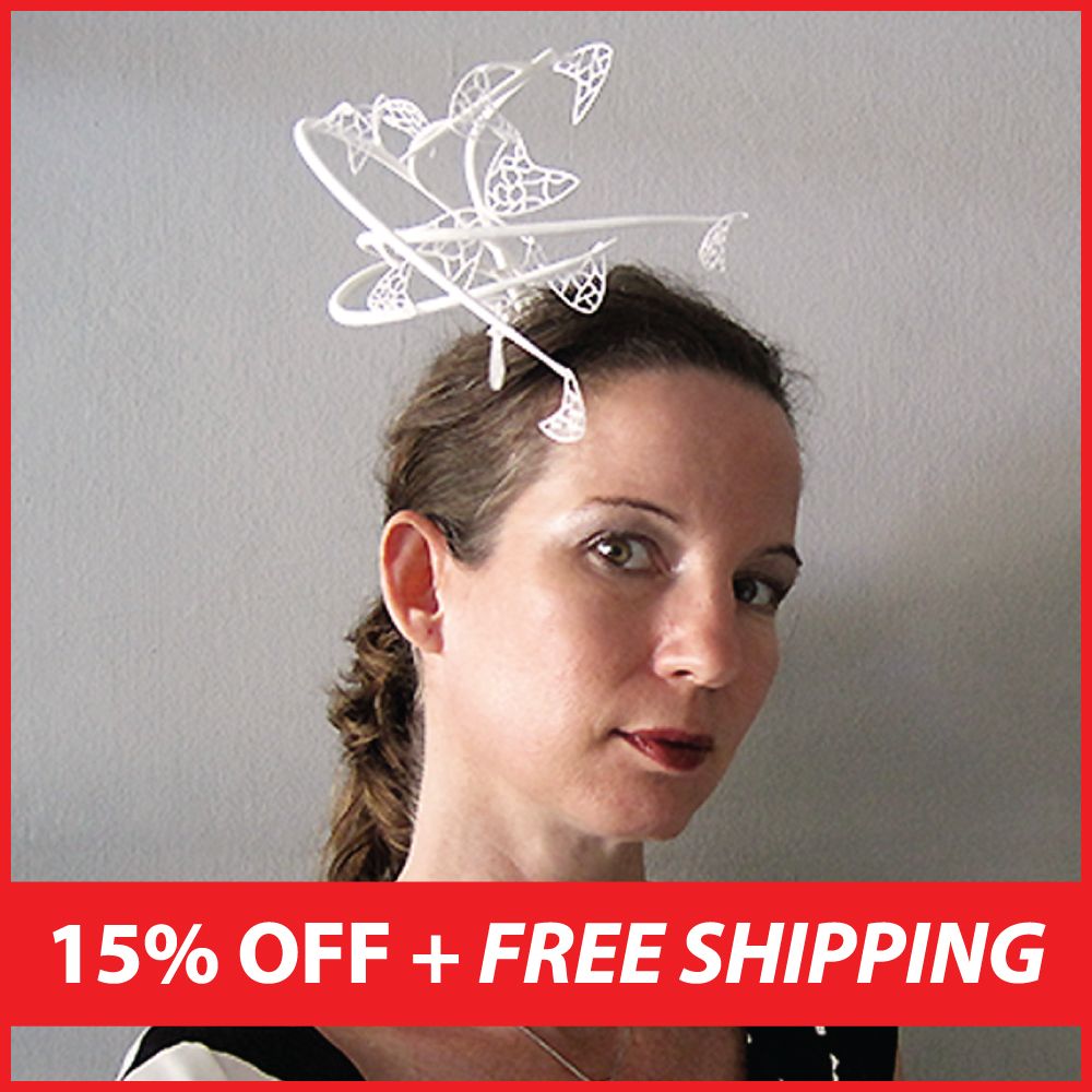 sloris3d's tweet photo. Canโt find the #perfect #gift for that hard to buy for #fashion forward female in your life? The โKinetic Aestheticโ #fascinator #hat is it! Plus save 15% & get #free shipping on everything in our #etsy #shop on #CyberMonday https://t.co/XoJJQdeEg9 #sale #accessories #minihats https://t.co/Vj2RElbVmm