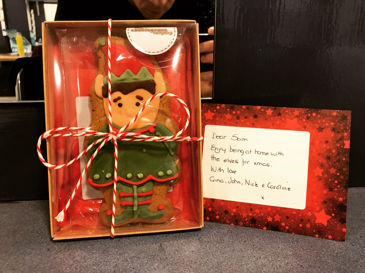 Thank you to my lovely agents <a href="/GHAgents/">Grantham Hazeldine</a> who managed to find a little gingerbread ‘me’ in <a href="/elfmusicaluk/">Elf the Musical</a> 😂👏🏼 He’s so cute, I don’t wanna eat him!!