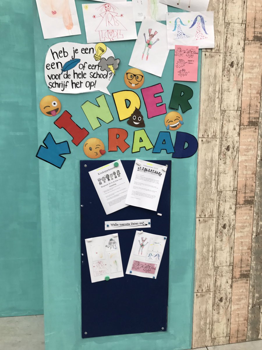 FVlindertuin's tweet photo. Onze informatie wall in een fris kleurtje! https://t.co/6CUfdAv76a