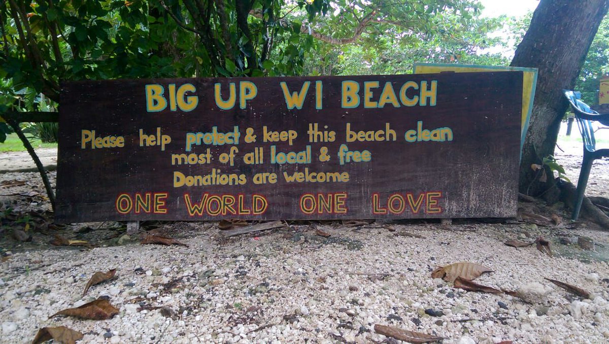 Loving this new sign at Winnifred Beach in Portland! #bigupwibeach