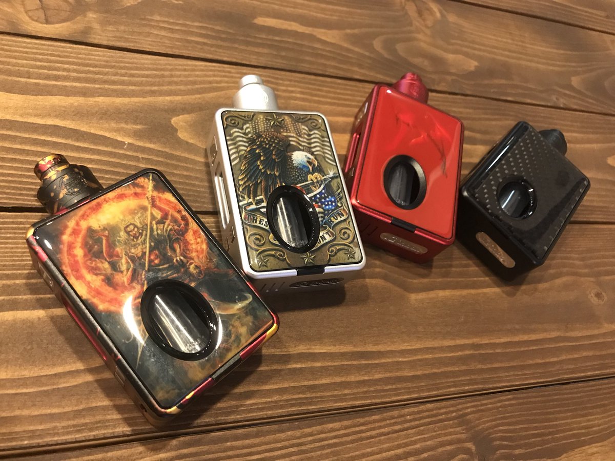 vape_space_ryu's tweet photo. Hcigarから着弾😆✨
・VT inbox squonk mod
・TOWIS magic box
・VT inbox専用プレート

フルラインナップで明日火曜日より発売開始😆👍🏻✨

MAZE RDAはV1.1で改良版😆👍🏻✨
そして兎に角boxの作りが良い…
ロックが無いように見えたけど実はスライド式…

最高の一つをあなたに🤩👍🏻✨ https://t.co/lsmylEWu0I