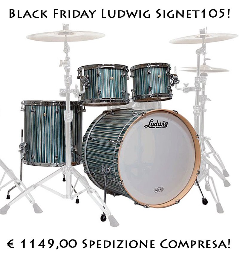 Cubo_Music's tweet photo. #BlackFriday #Ludwig #Signet105 >> https://t.co/fVn4IH1HCw
#ludwigdrum #drums #ludwigusa #batteria #BlackFriday2017 #Offerta #OffertaLampo #spedizionegratuita #promozione #musica #batterista #drummer #instamusic #music #ludwigsignet105 #terabeat #alpineblue https://t.co/jqOVIauCV6