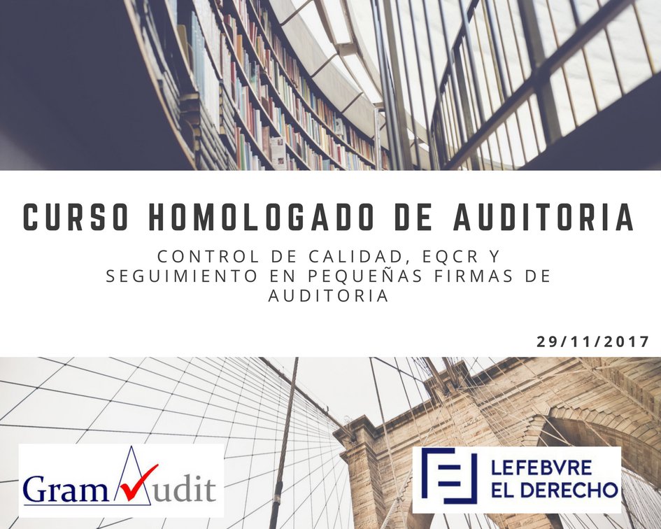 Gramaudit's tweet photo. El miércoles 29 de noviembre daremos un curso homologado sobre los requerimientos establecidos por la Norma de Control de Calidad en los despachos de auditoría @EdicionesFL #auditoria #calidad https://t.co/fDS9fCTJb0