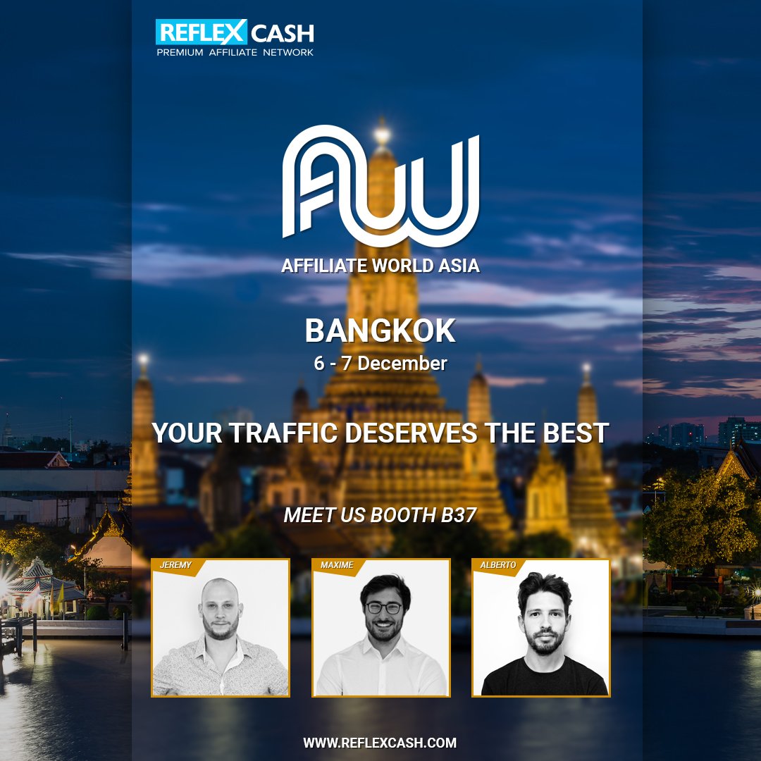 reflexaff's tweet photo. Count down began: 7, 6, 5… days left until  our Affiliate Team comes bearing Revenue gifts to Thailand #ReflexCash #AWAsia #AWAsia https://t.co/CKG3vXQRSb