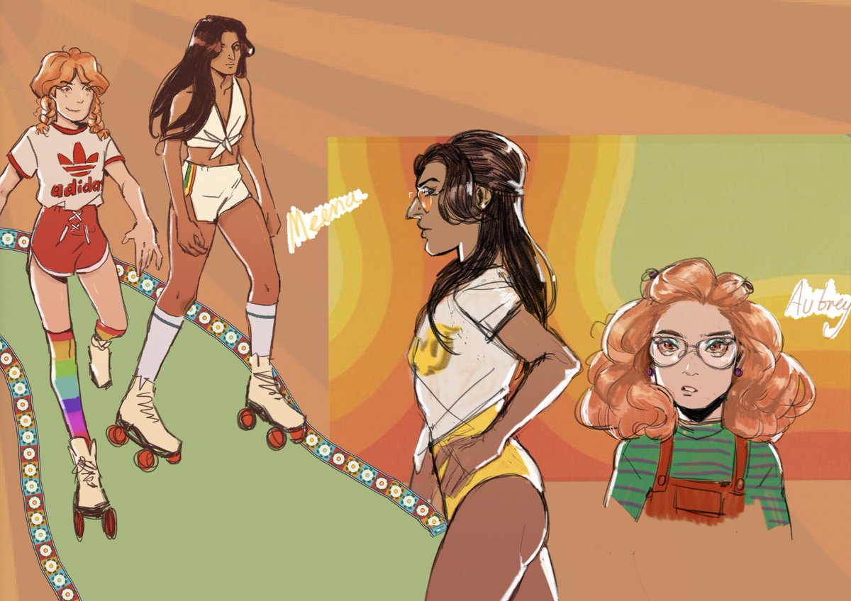 Revisiting some roller derby girls 