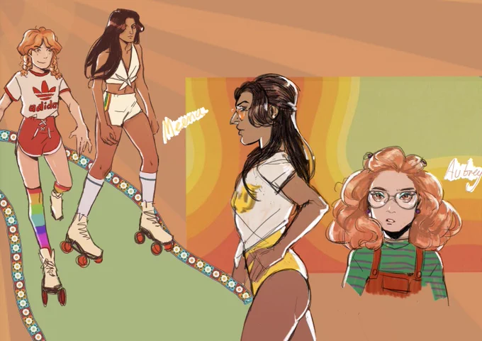 Revisiting some roller derby girls 