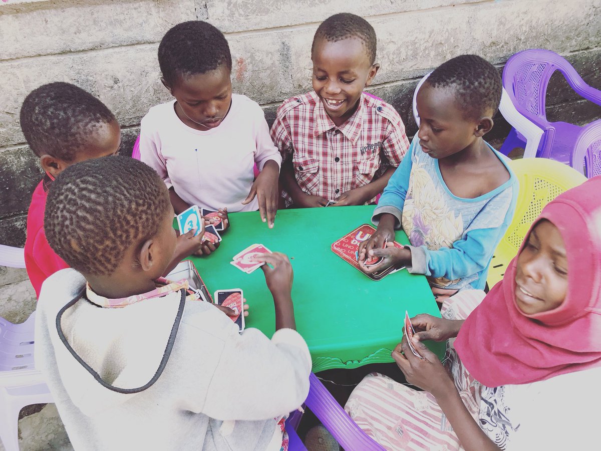 4GlobalHope's tweet photo. Thank you to Global Resort Homes  for sending UNO to the kids in Kenya. I think it's safe to say THEY LOVED IT!!! https://t.co/zU1bEDQFmT