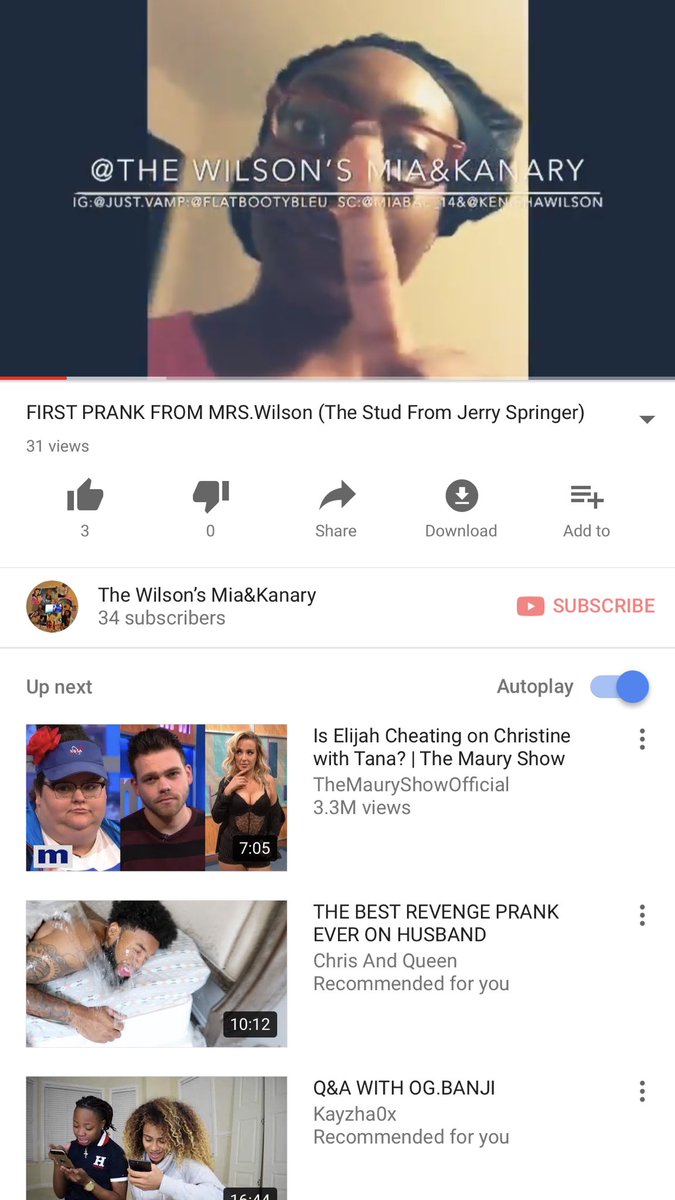 la_Kendraa's tweet photo. It’s uploaded people 🤸🏽‍♀️ the only way to keep up with the Wilson’s if you are on YOUTUBE 😉 show us some love 💕 doesn’t matter if it’s negative or positive we love it all 🌹💤 https://t.co/pfTxVuOOCZ
