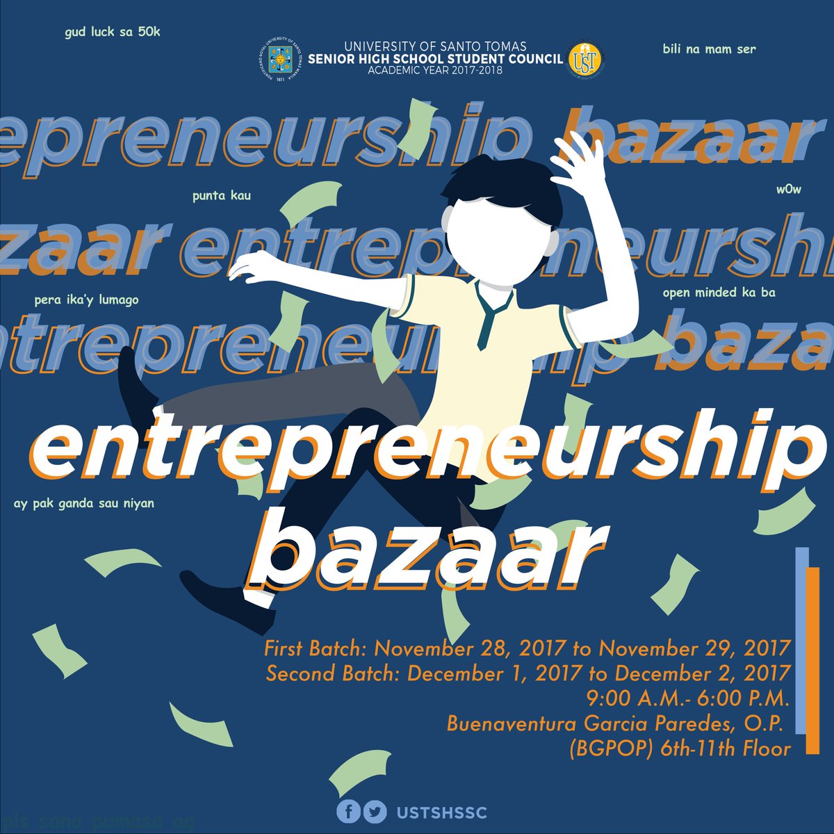 Ust Shs Sc On Twitter Join The Hype As We Welcome All Our Local Senior High School Brands In One Big Event Ready Your Wallets For Here Comes The First Ever Potential Packed