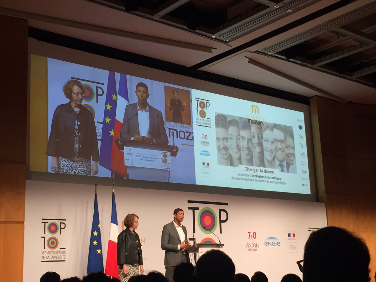 SarahVignal's tweet photo. Lancement de la 2e édition du Top 10 des recruteurs de la diversité @mozaikrh @BLeveel https://t.co/6W9hWpQJtr