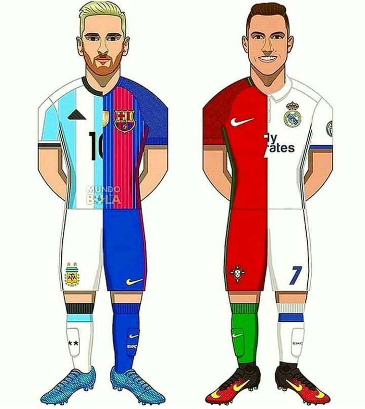 mundodabola's tweet photo. Nessa imagem vemos:

- O maior artilheiro da Seleção Argentina ✔
- O maior artilheiro da Seleção Portuguesa ✔
- O maior artilheiro da história do Barcelona ✔
- O maior artilheiro da história do Real Madrid ✔

LENDAS! 🔥🔥 https://t.co/bP9ga2j9eA