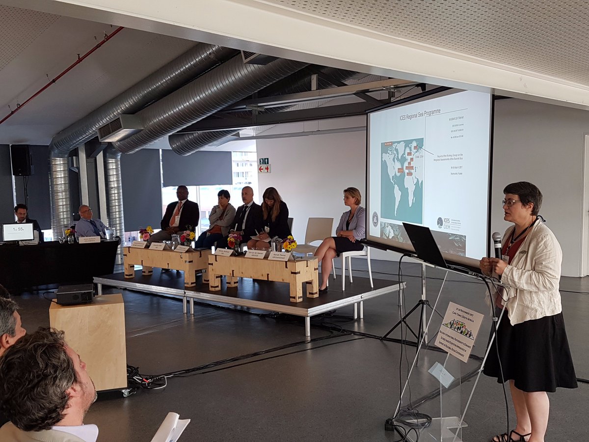 W_Wawrzynski's tweet photo. Regional governance best practices from the north by Gro van der Meeren @Havforskningen on @ICES_ASC WGIBAR at the 2018 LME Forum #Collaborating4Oceans https://t.co/bLeZGioyDH